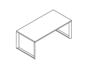 CATA200. Стол письменный 2000x1000x720