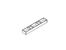 Z-7. Подстольный лоток 1400x24x15