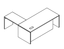 SN11.2319R. Стол правый с приставным элементом 2300x1900x760