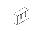 SNB6. Шкаф низкий 3 дверцы 1200x450x796