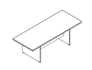 ZIO285704. Стол переговоров 2200x1000x736