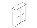 Т-32-02. Шкаф двухсекционный 1494x520x2120