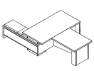Т-818Пр.0000. Стол правый 1800x3150x750