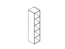 XHCS-42. Стеллаж 425x410x1930