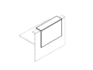 1ПФ.008.1. Накладка с подсветкой 1000x300x700