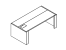 F016. Стол письменный 2085x1045x750