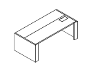 F017. Стол письменный 2085x1045x750