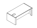 F018. Стол письменный 2085x1045x750