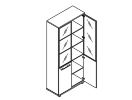 EMP402. Шкаф высокий 901x420x2090