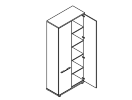 ЕМР401. Шкаф высокий 901x420x2090