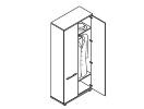 EMP403. Гардероб 901x420x2090