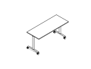 8СР.104. Прямой стол-трансформер 1600x600x750