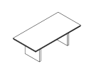 ВЛ-153ДТ. Стол переговоров 2200x1100x760