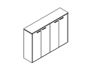 ВЛ-324ДТ. Шкаф средний 1830x410x1320