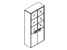 ВЛ-343ДТ. Шкаф высокий 940x410x2120