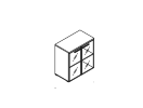 9НШ.023.3. Шкаф низкий 800x450x845