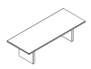 МК-154-ДА. Стол переговоров 2800x1100x760