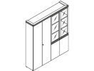 МК-359. Шкаф высокий 1800x404x2110