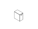 6Т.018. Выдвижная тумба 394x700x750