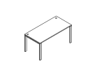 6М.679. Стол письменный 1400x700x750