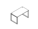 6М-О.678. Стол письменный 1200x700x750