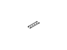 UCAHS6015. Кабель-канал горизонтальный узкий 600x15x40