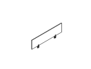 UDSFFS140. Экран фронтальный с кронштейнами 1400x16x390