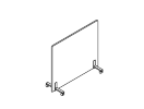 011.МП.1611. Акустическая мобильная перегородка 1600x377x1100