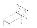 175832. Экран боковой 1200x4x800