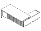 Z-222Л.0000. Стол левый 2200x2030x750