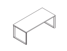 БР 122. Стол письменный 2000x900x750