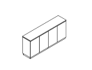 СИ-323. Шкаф низкий 1800x400x881