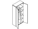 CИ-306. Гардероб с полками 900x400x2034