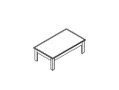 FR1240. Стол журнальный 1200x600x400