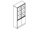 FR9020G. Шкаф со стеклом 900x420x2000