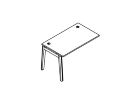 OW.SPR-2.7. Стол-приставка к опорным элементам 1180x720x750