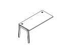 OW.SPR-4.7. Стол-приставка к опорным элементам 1580x720x750