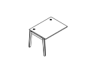 OW.SPR-1.8. Стол-приставка к опорным элементам 980x800x750