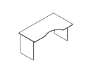 А-202Пр. Стол правый 1600x900x760