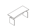 1-X22 . Стол письменный 1800x800x760