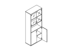СТ-1-4. Шкаф высокий 770x365x1975