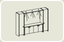 4C/1L. Шкаф с подсветкой