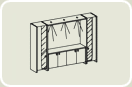 4C/2L. Шкаф с подсветкой