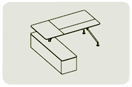 PR184LB3. Стол с тумб.(multi-wood)