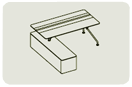 PR184LS. Стол с тумб.(multi-wood)