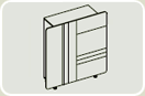 PR157L. Шкаф темн.(Multi-wood)