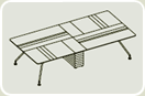 PR300L. Стол для перег. темн.