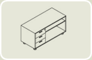 PRS590. Тумба сервисная