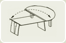 GBK-180CR-GKK. Стол с приставкой
