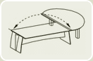 GBK230CRHGKK. Стол с приставкой